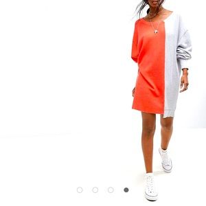 Brand new . W/o tags Free people sweater/sweatshirt dress. Size medium